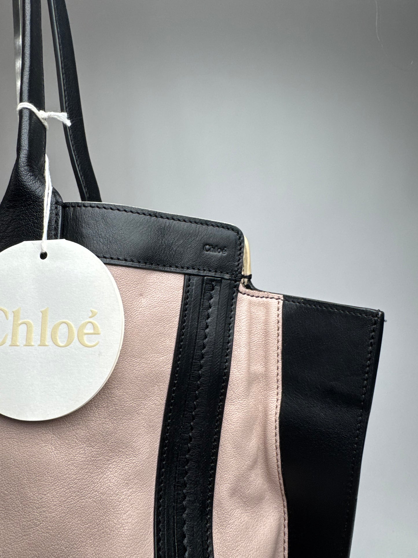 Vintage Chloe Leather Bag black pink