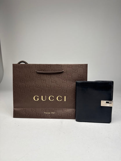 Vintage Gucci Leather Wallet Black