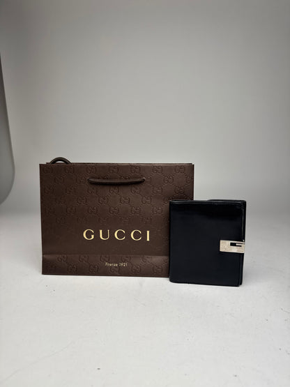 Vintage Gucci Leather Wallet Black