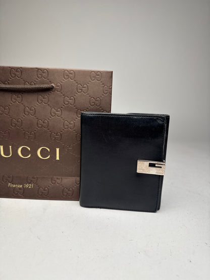 Vintage Gucci Leather Wallet Black