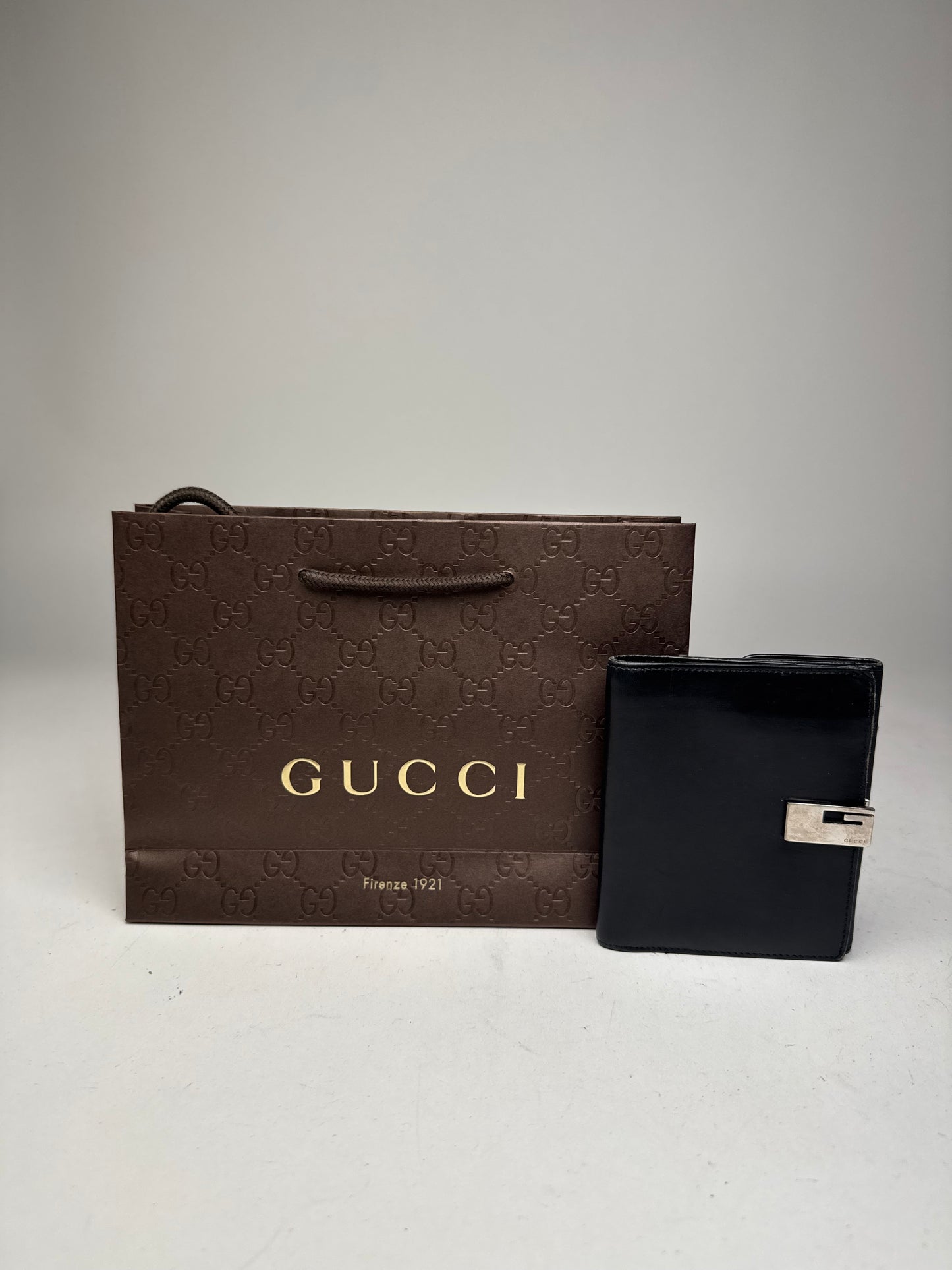 Vintage Gucci Leather Wallet Black