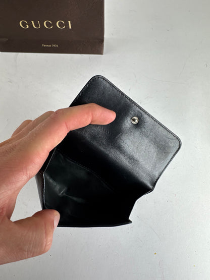 Vintage Gucci Leather Wallet Black