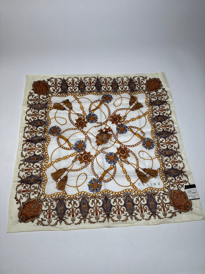 Vintage Celine Paris Silk Cloth