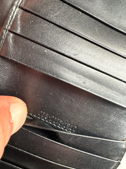 Vintage Gucci Leather Wallet Black