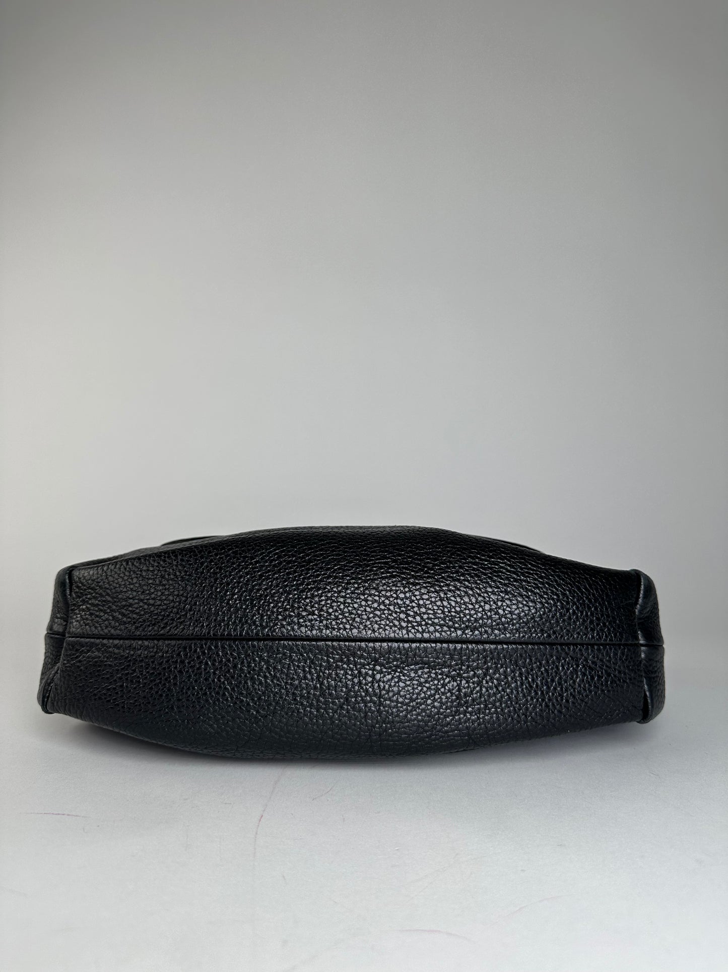 Vintage Givenchy Leather Shoulder / Crossbody Bag Black