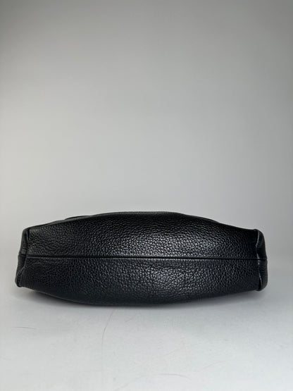 Vintage Givenchy Leather Shoulder / Crossbody Bag Black
