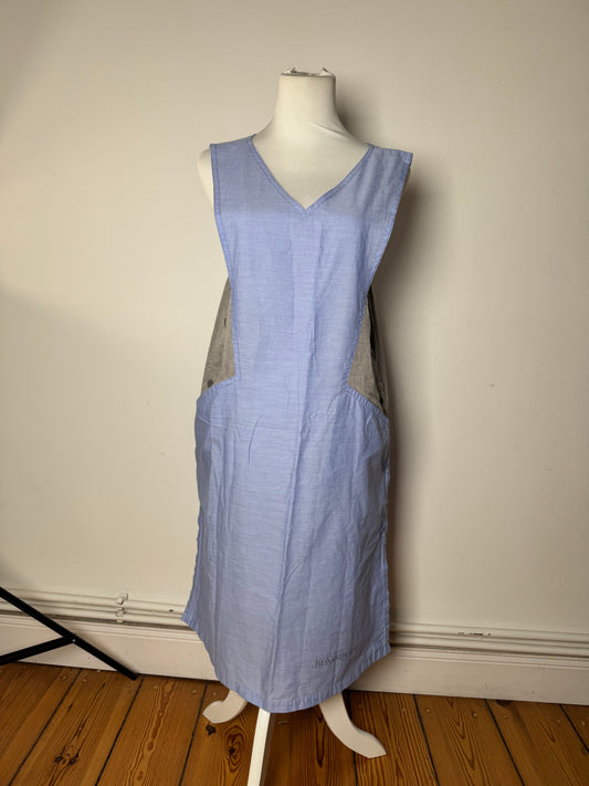Vintage Yves Saint Laurent Canvas Dress Blue Grey 38/M