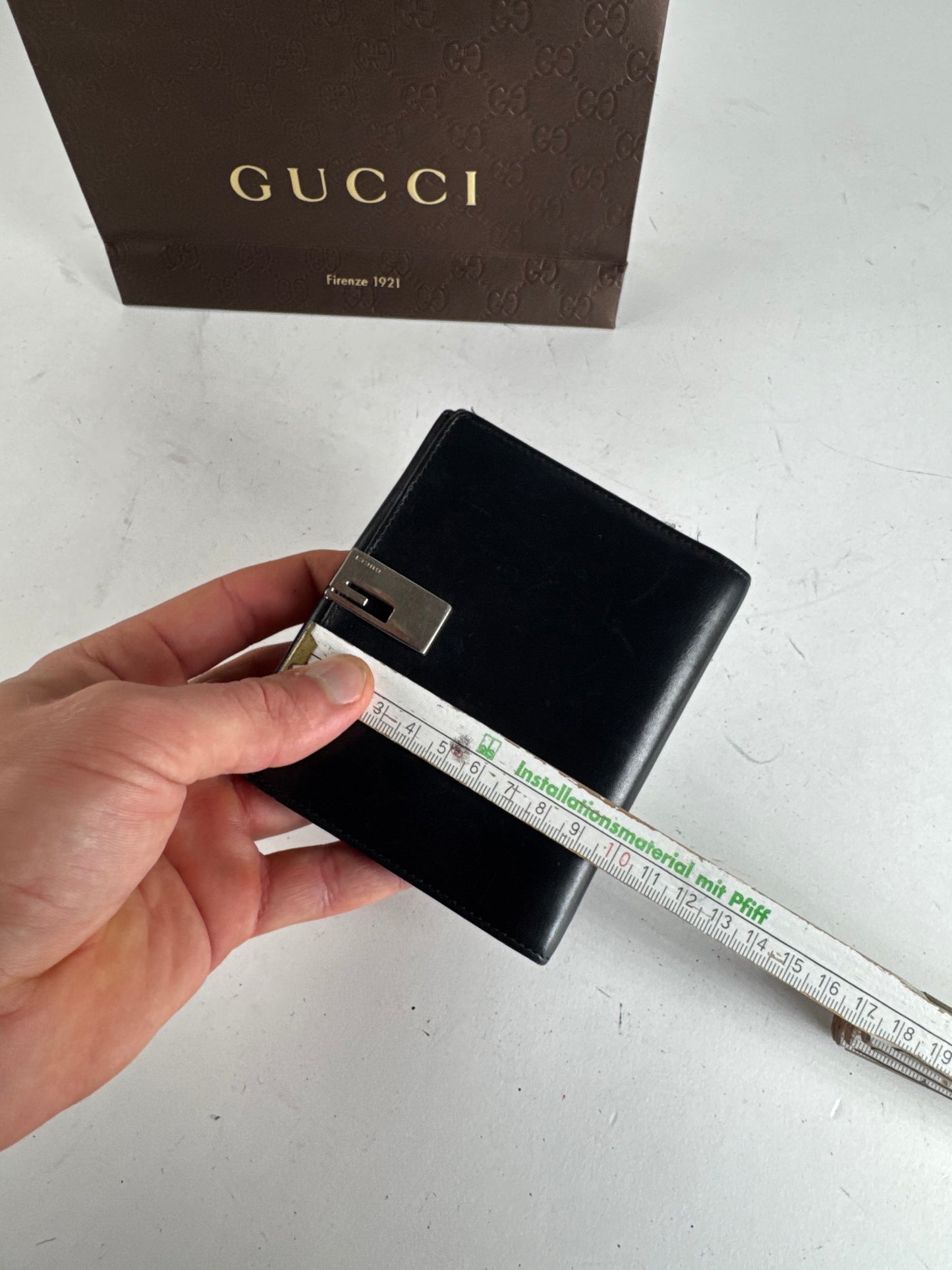 Vintage Gucci Leather Wallet Black