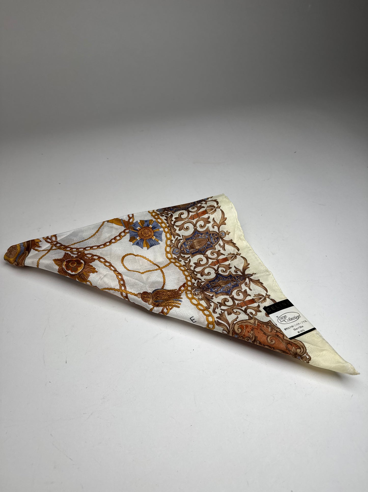 Vintage Celine Paris Silk Cloth