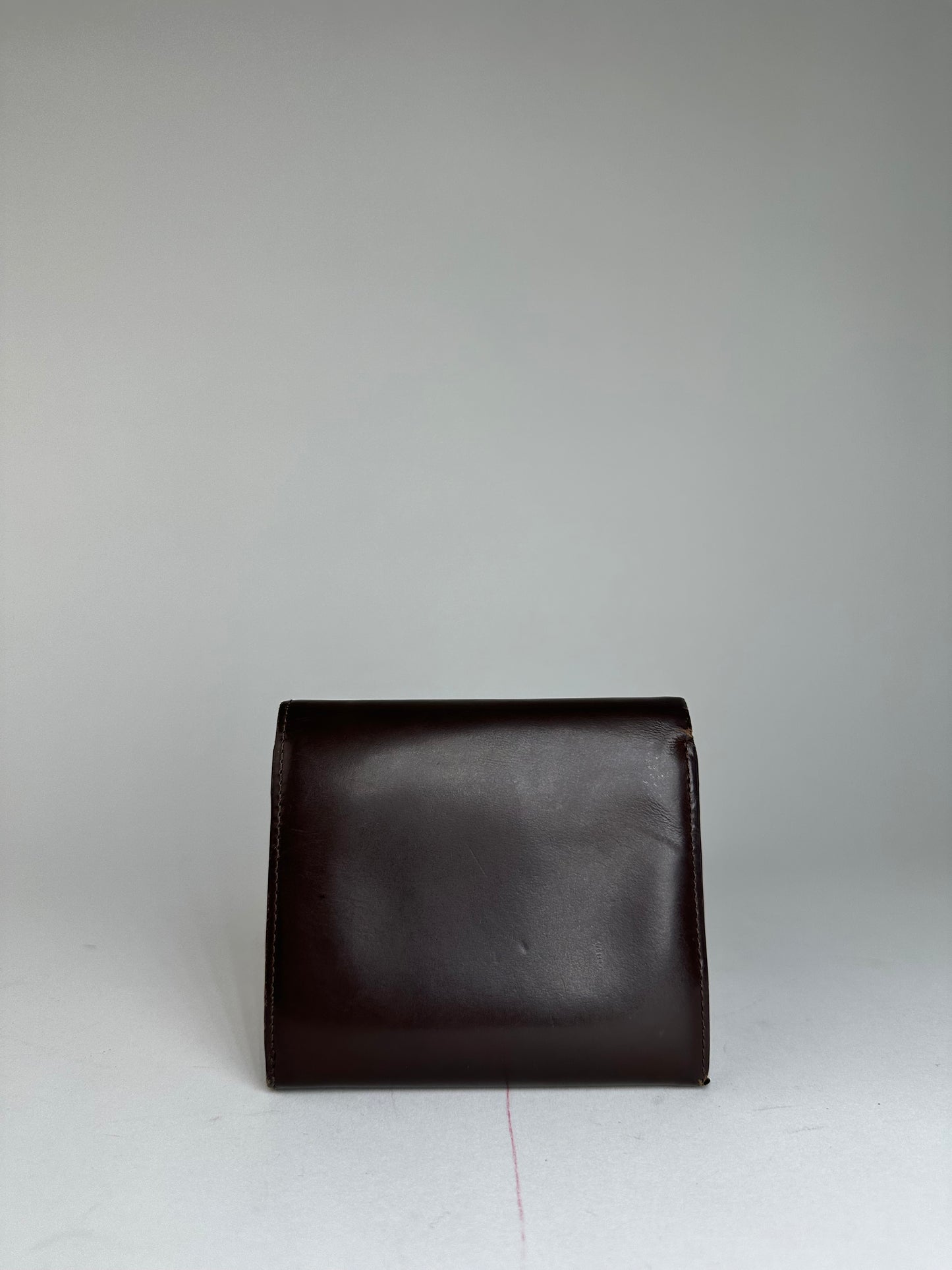 Vintage Burberry Leather Wallet Brown