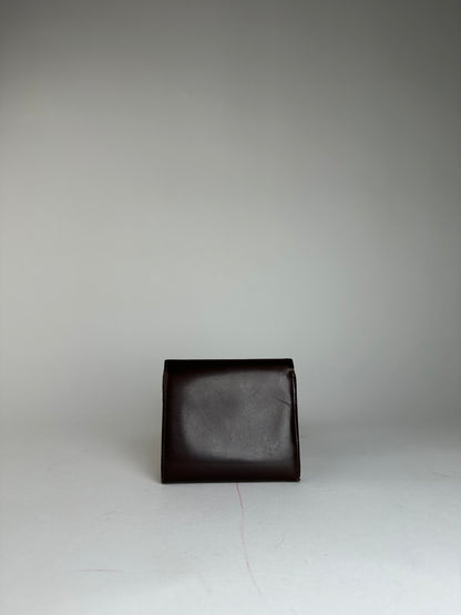 Vintage Burberry Leather Wallet Brown