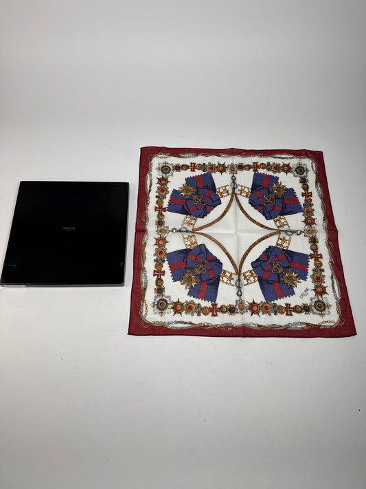 Vintage Celine Paris Silk Cloth