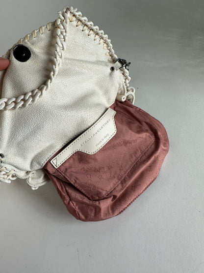 Vintage Stella Mc Cartney Vegan Leather Falabella Shoulder Bag White