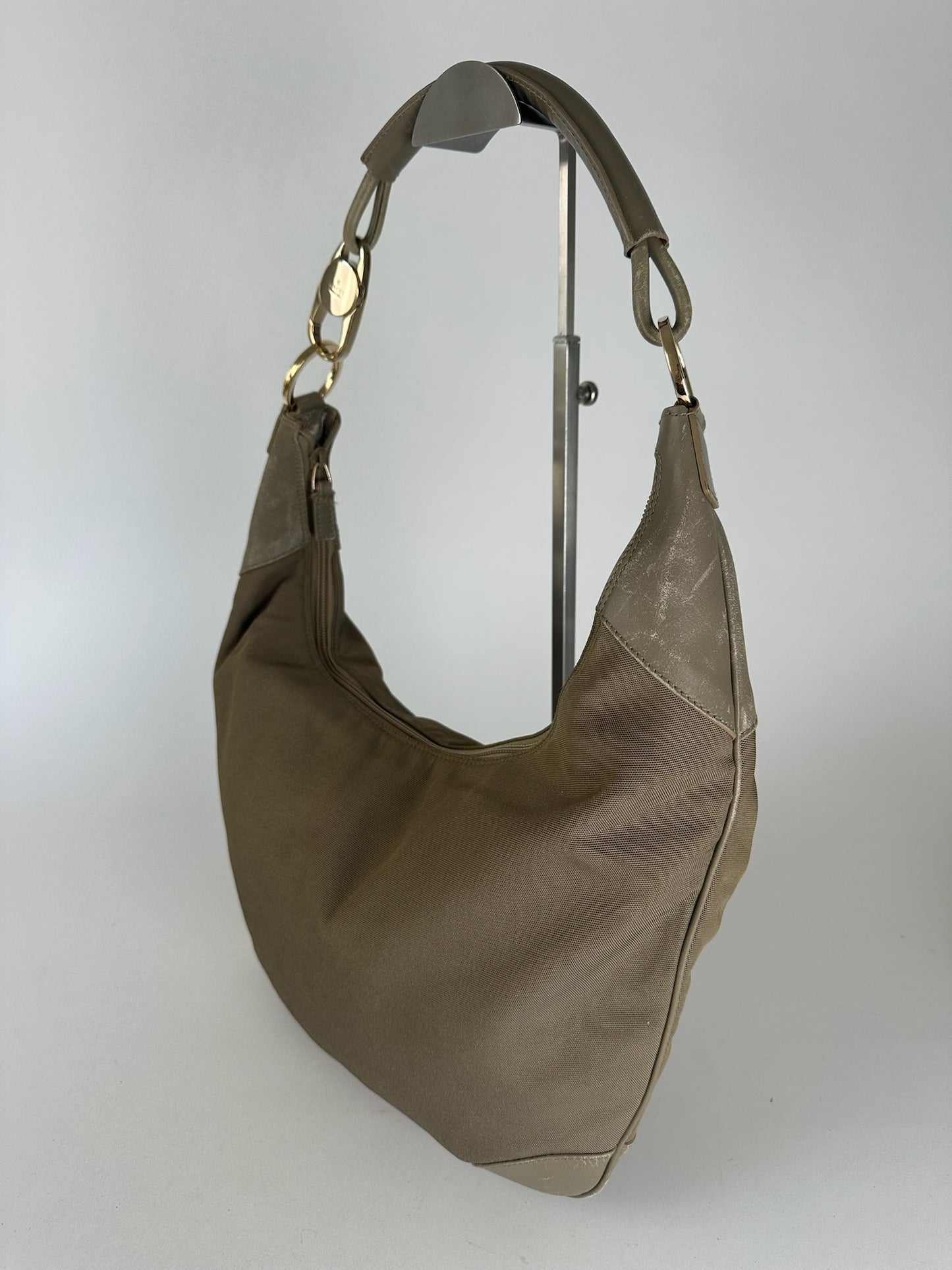 Vintage Gucci Bag Gold Beige