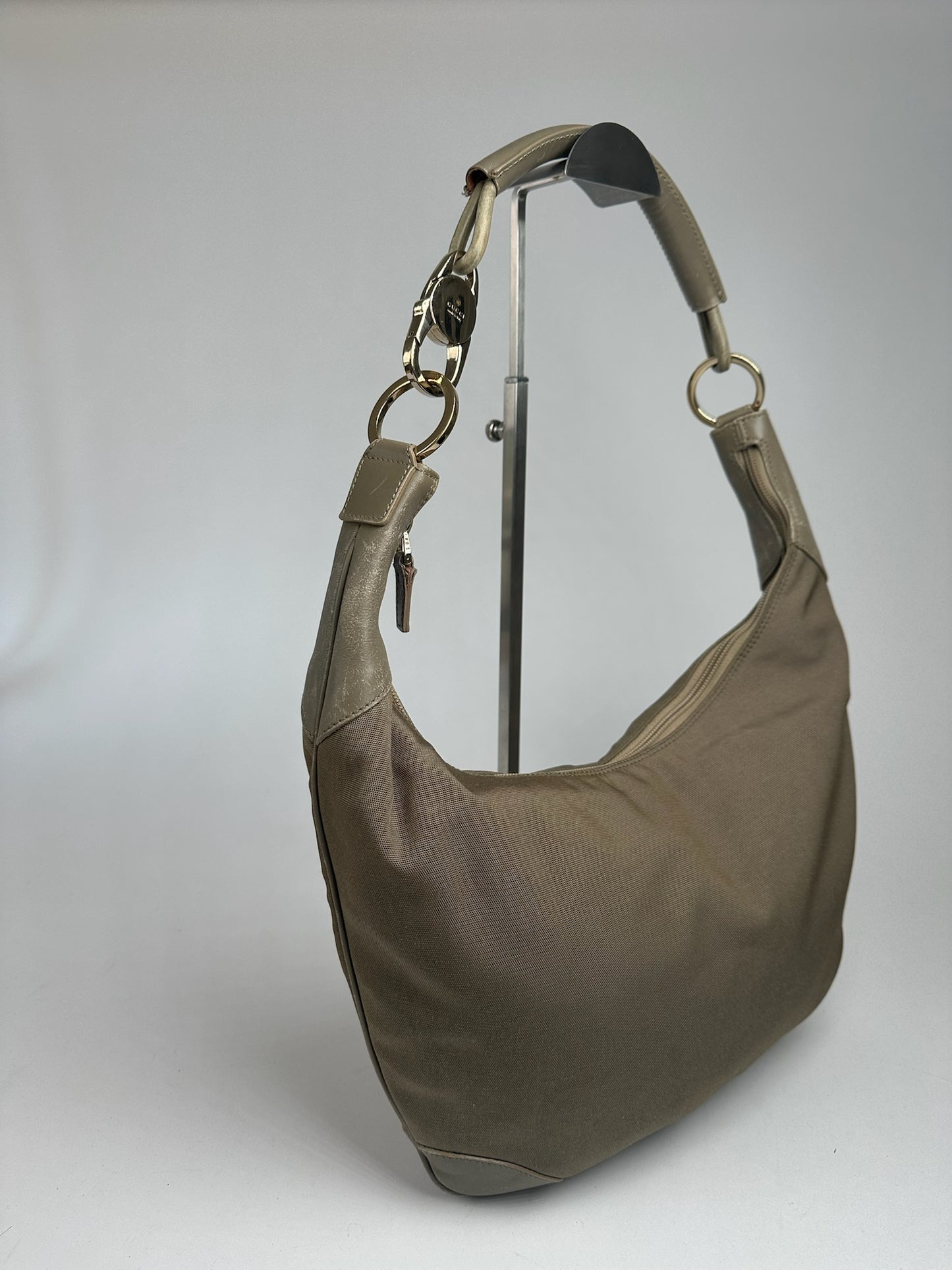 Vintage Gucci Bag Gold Beige