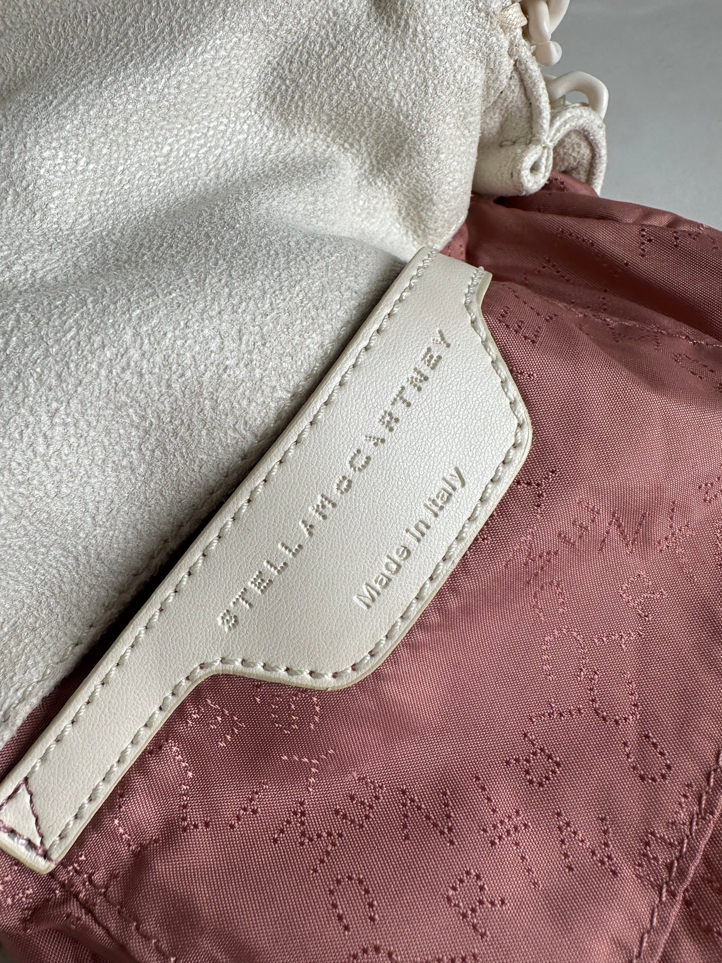 Vintage Stella Mc Cartney Vegan Leather Falabella Shoulder Bag White