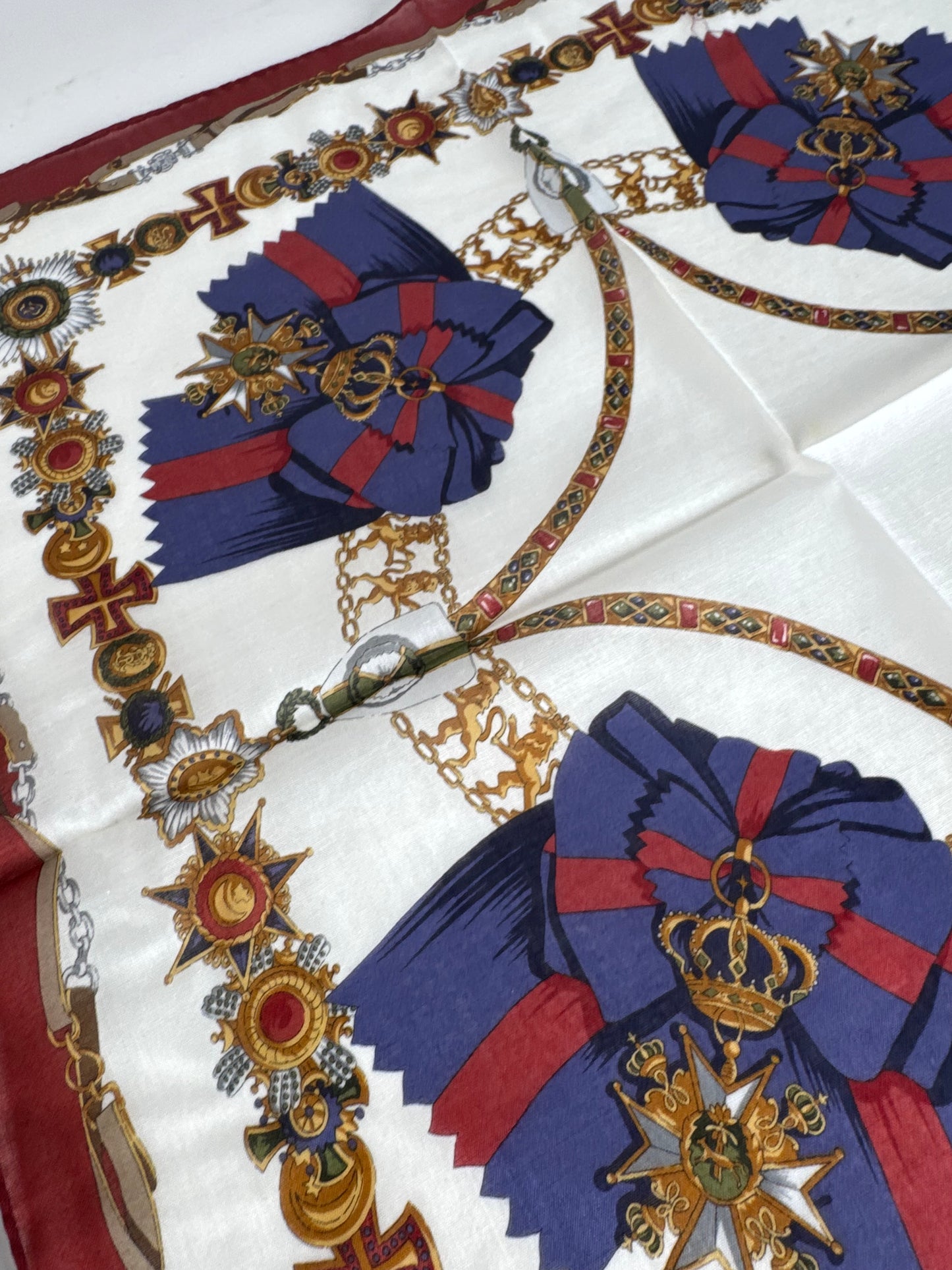 Vintage Celine Paris Silk Cloth