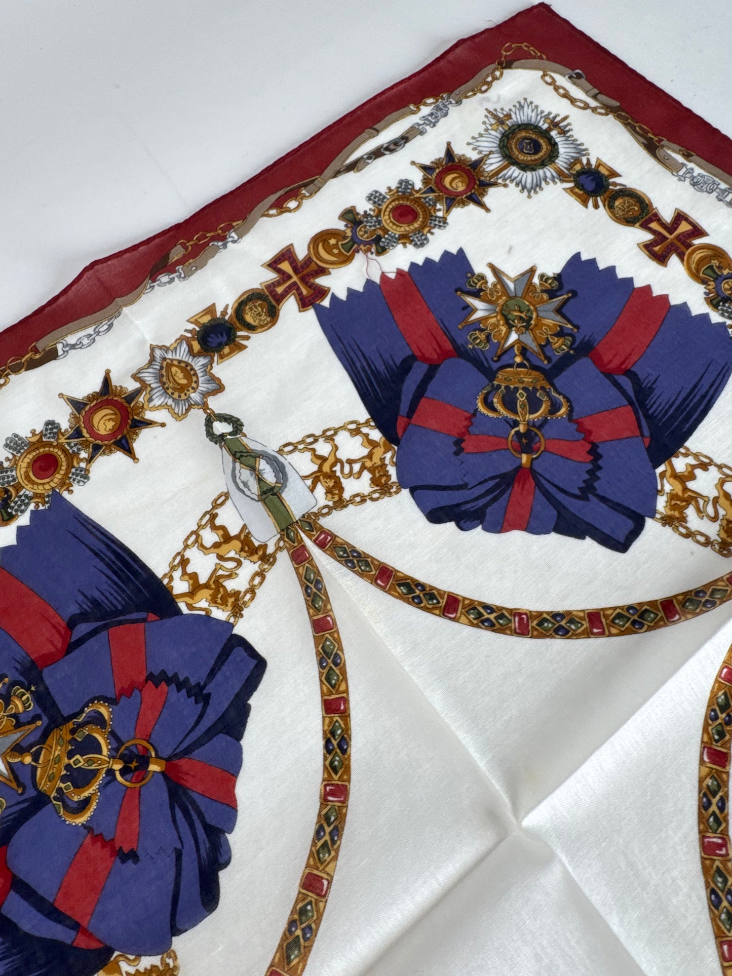 Vintage Celine Paris Silk Cloth