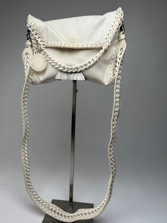Vintage Stella Mc Cartney Vegan Leather Falabella Shoulder Bag White