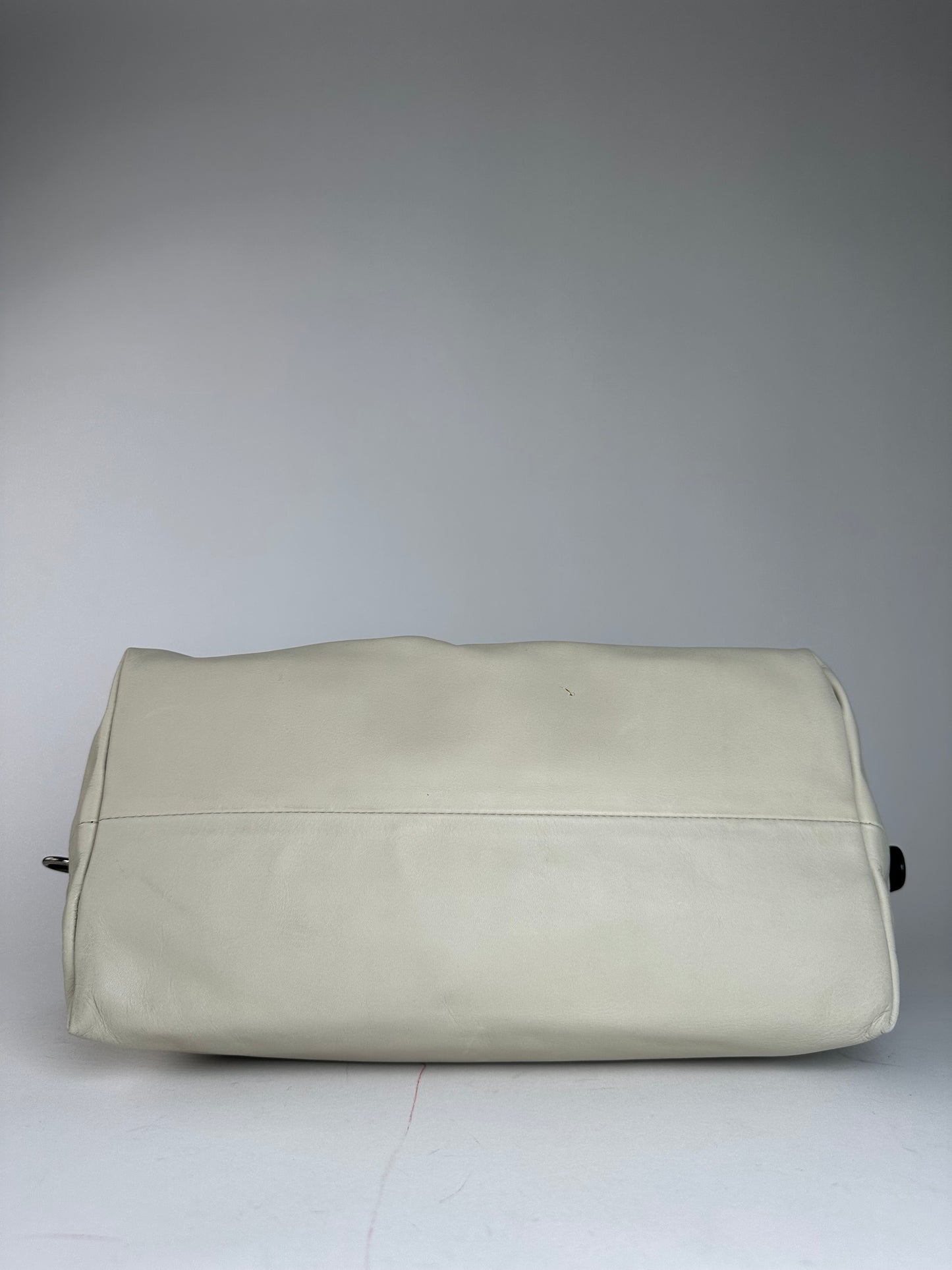 Vintage Marni Leather Handbag White Brown