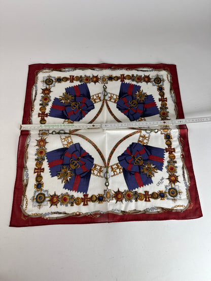 Vintage Celine Paris Silk Cloth