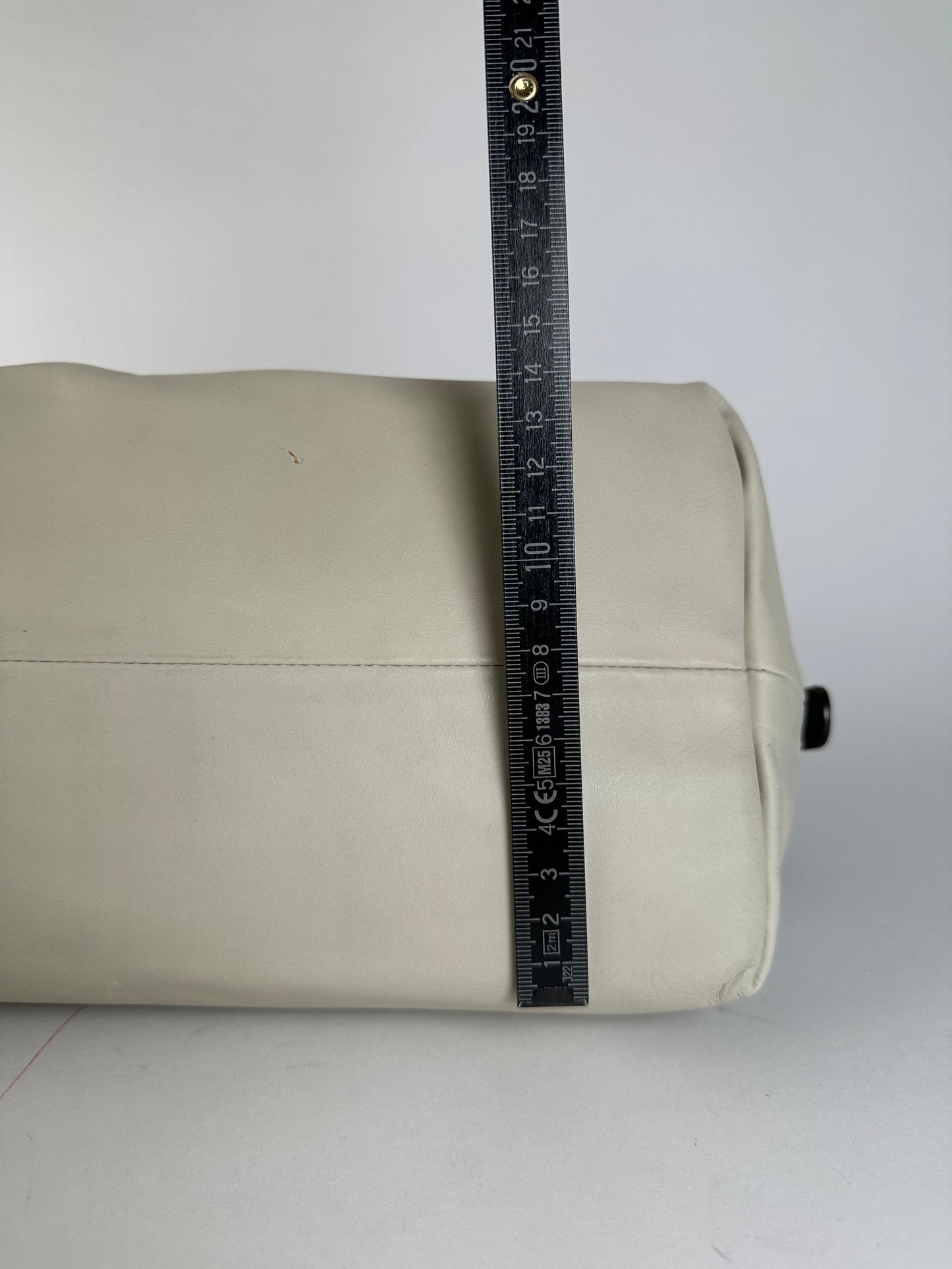 Vintage Marni Leather Handbag White Brown