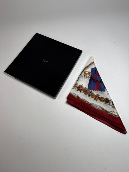 Vintage Celine Paris Silk Cloth