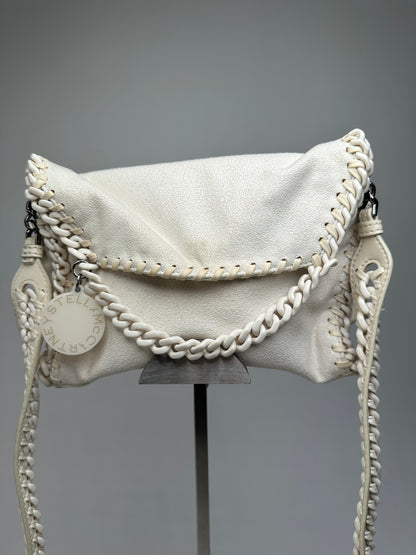 Vintage Stella Mc Cartney Vegan Leather Falabella Shoulder Bag White