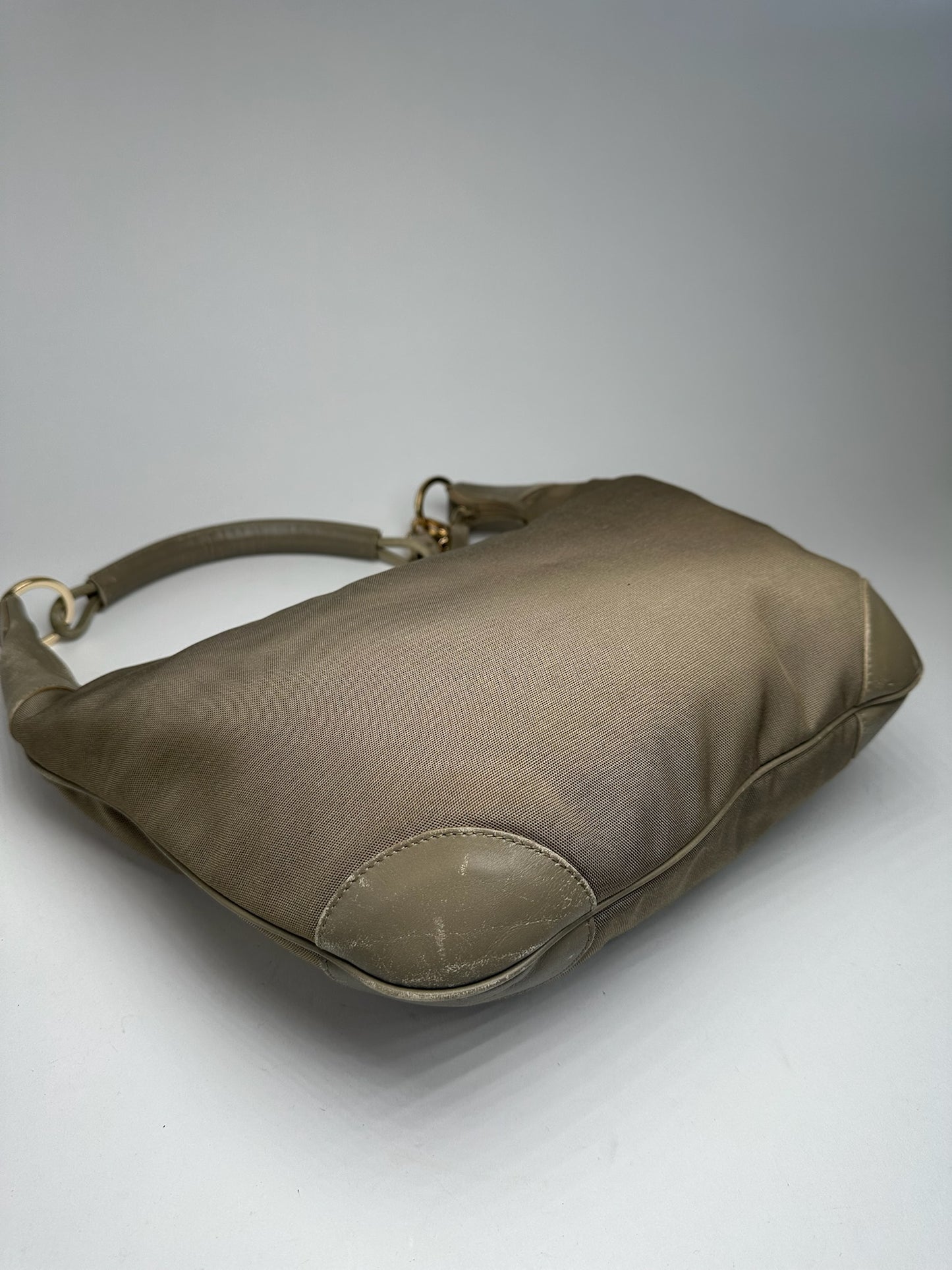 Vintage Gucci Bag Gold Beige