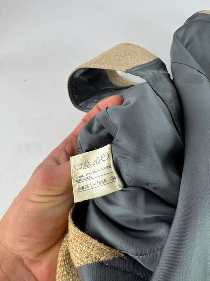 Vintage Kansai Yamamot Men’s Vest Beige Grey L