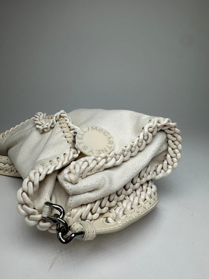 Vintage Stella Mc Cartney Vegan Leather Falabella Shoulder Bag White