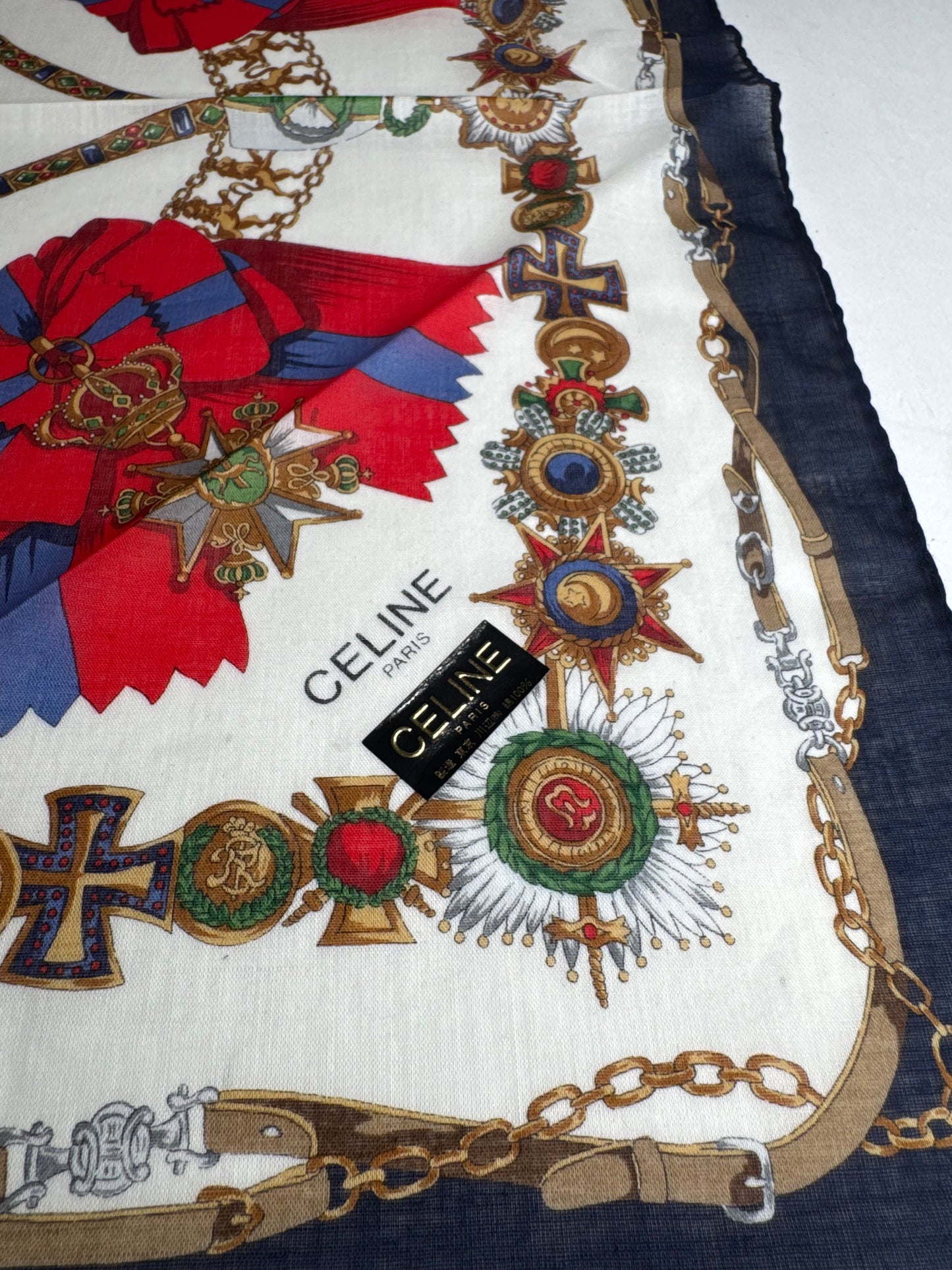 Vintage Celine Silk Cloth