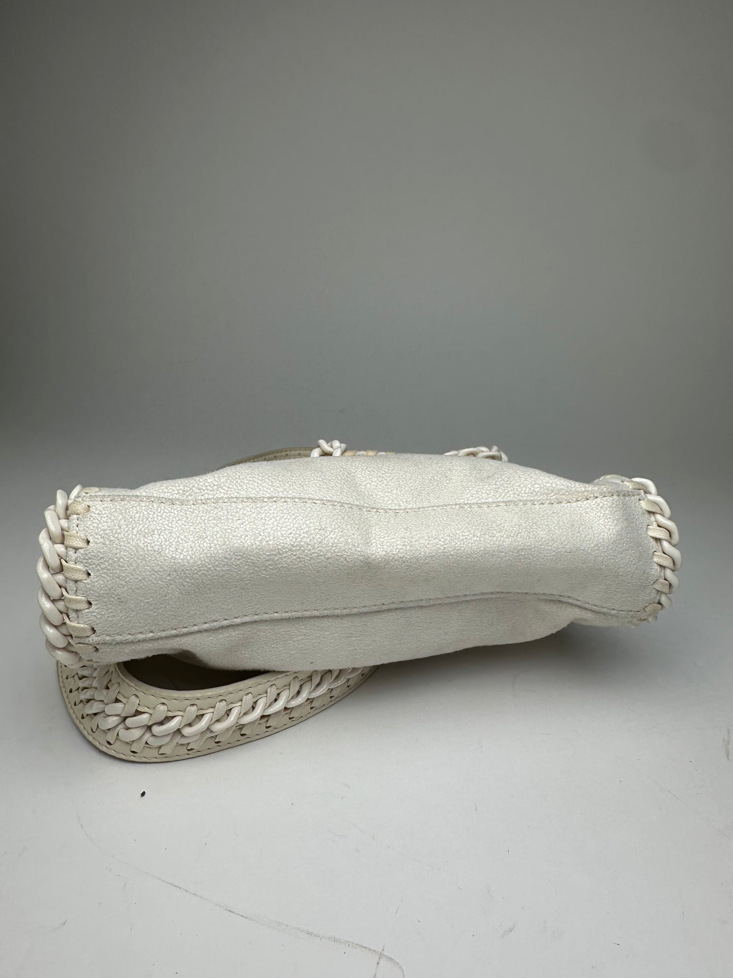 Vintage Stella Mc Cartney Vegan Leather Falabella Shoulder Bag White