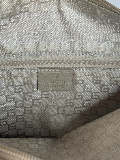 Vintage Gucci Bag Gold Beige
