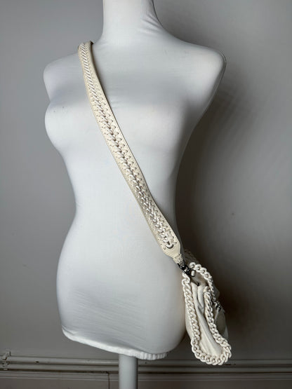Vintage Stella Mc Cartney Vegan Leather Falabella Shoulder Bag White
