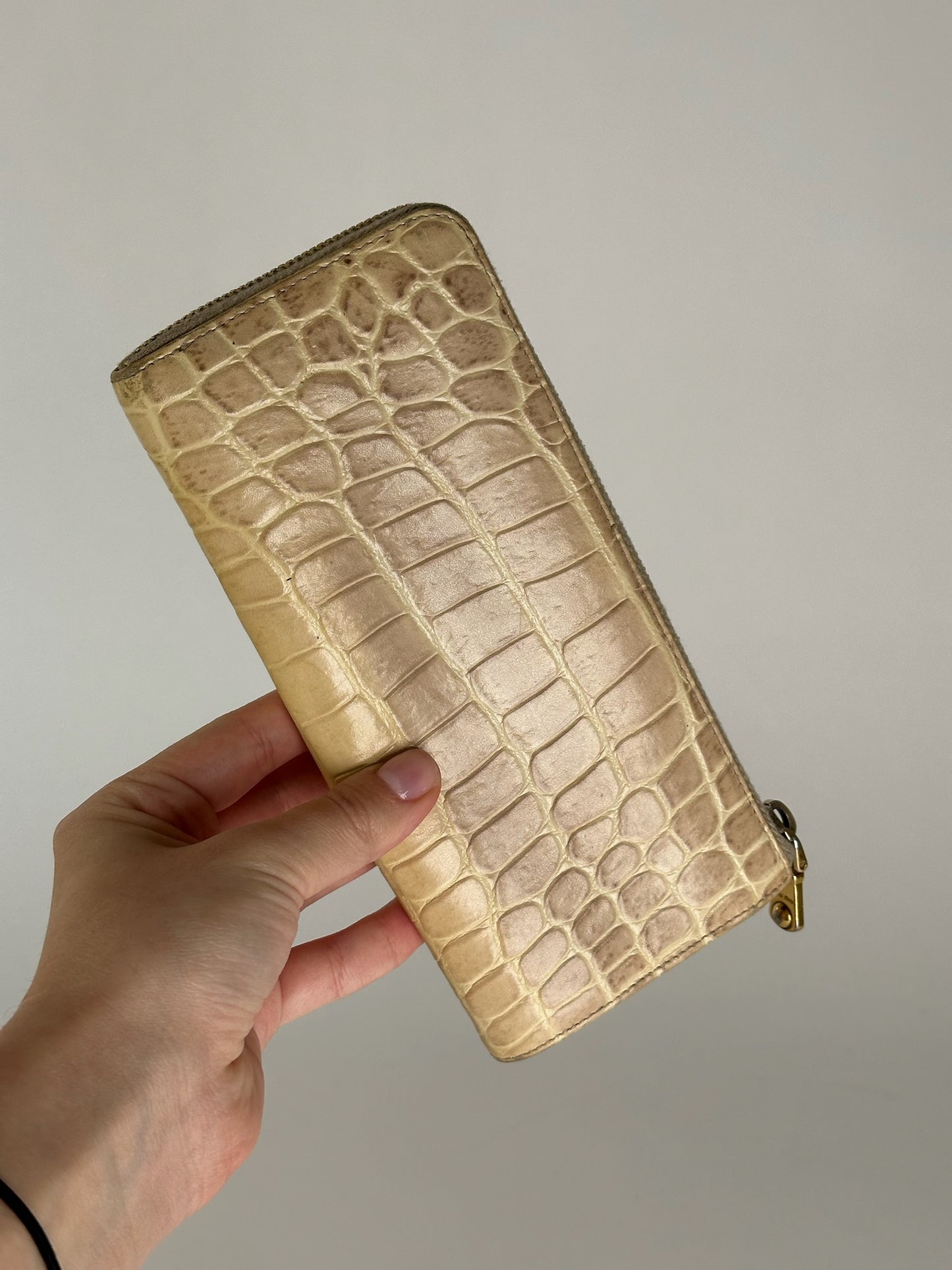 Vintage Miu Miu Leather Wallet White