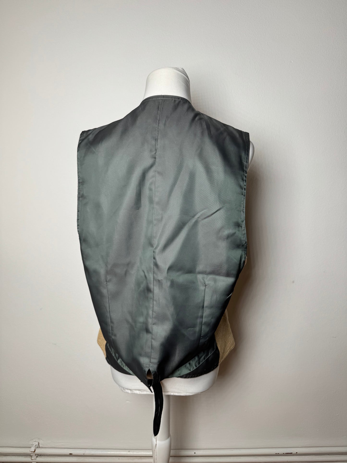 Vintage Kansai Yamamot Men’s Vest Beige Grey L