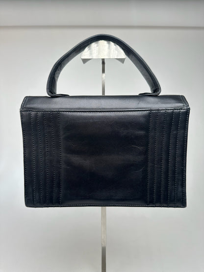 Vintage Balenciaga Leather Bag Black