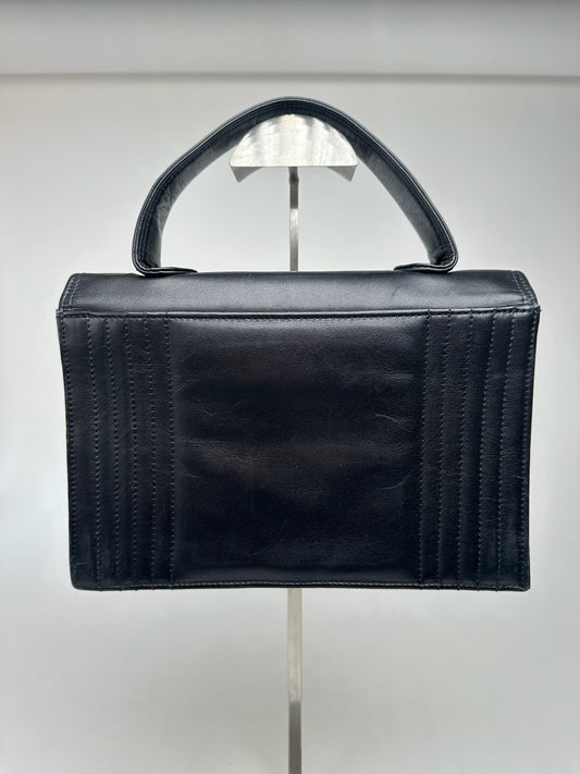 Vintage Balenciaga Leather Bag Black