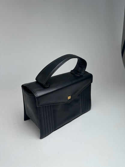 Vintage Balenciaga Leather Bag Black