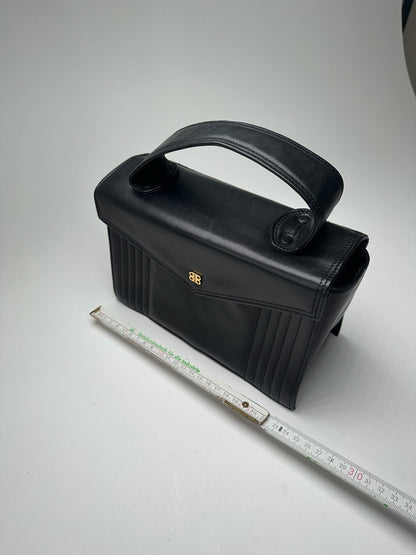 Vintage Balenciaga Leather Bag Black