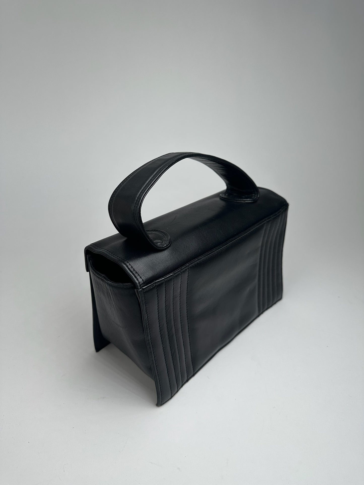 Vintage Balenciaga Leather Bag Black