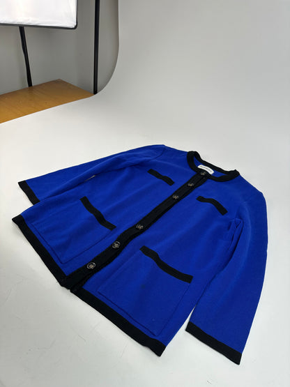Vintage Yves Saint Laurent Sweater Blue Black M
