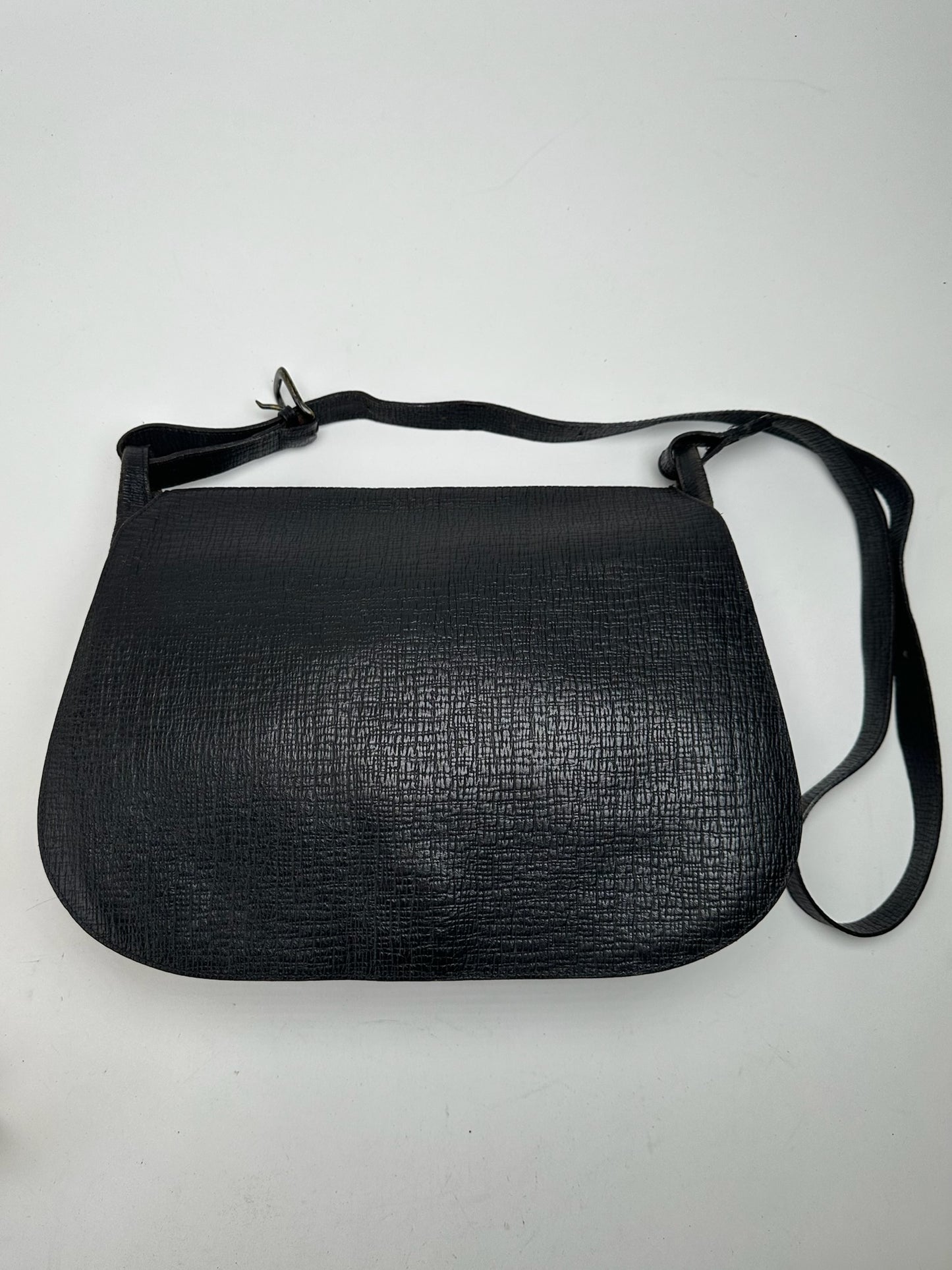 Vintage Jean Paul Gaultier Leather Bag Black