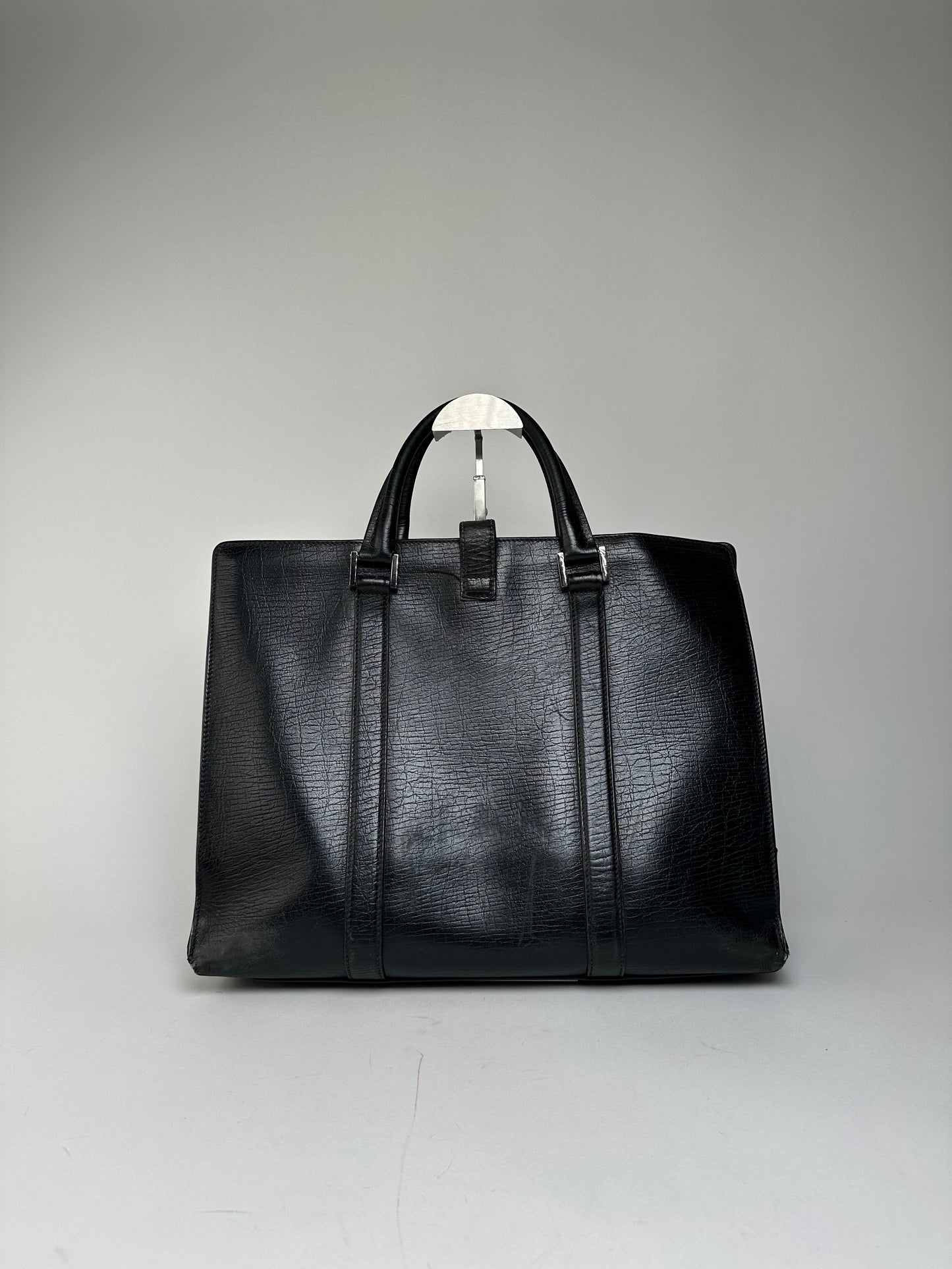 Vintage Gucci Leather Handbag Black