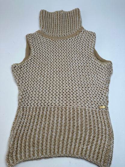 Vintage MCM Knit Sweater Vest Cream Beige M