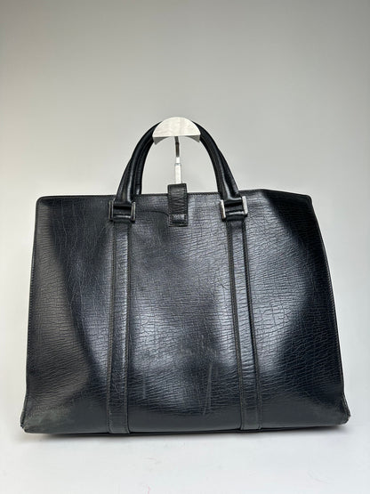 Vintage Gucci Leather Handbag Black