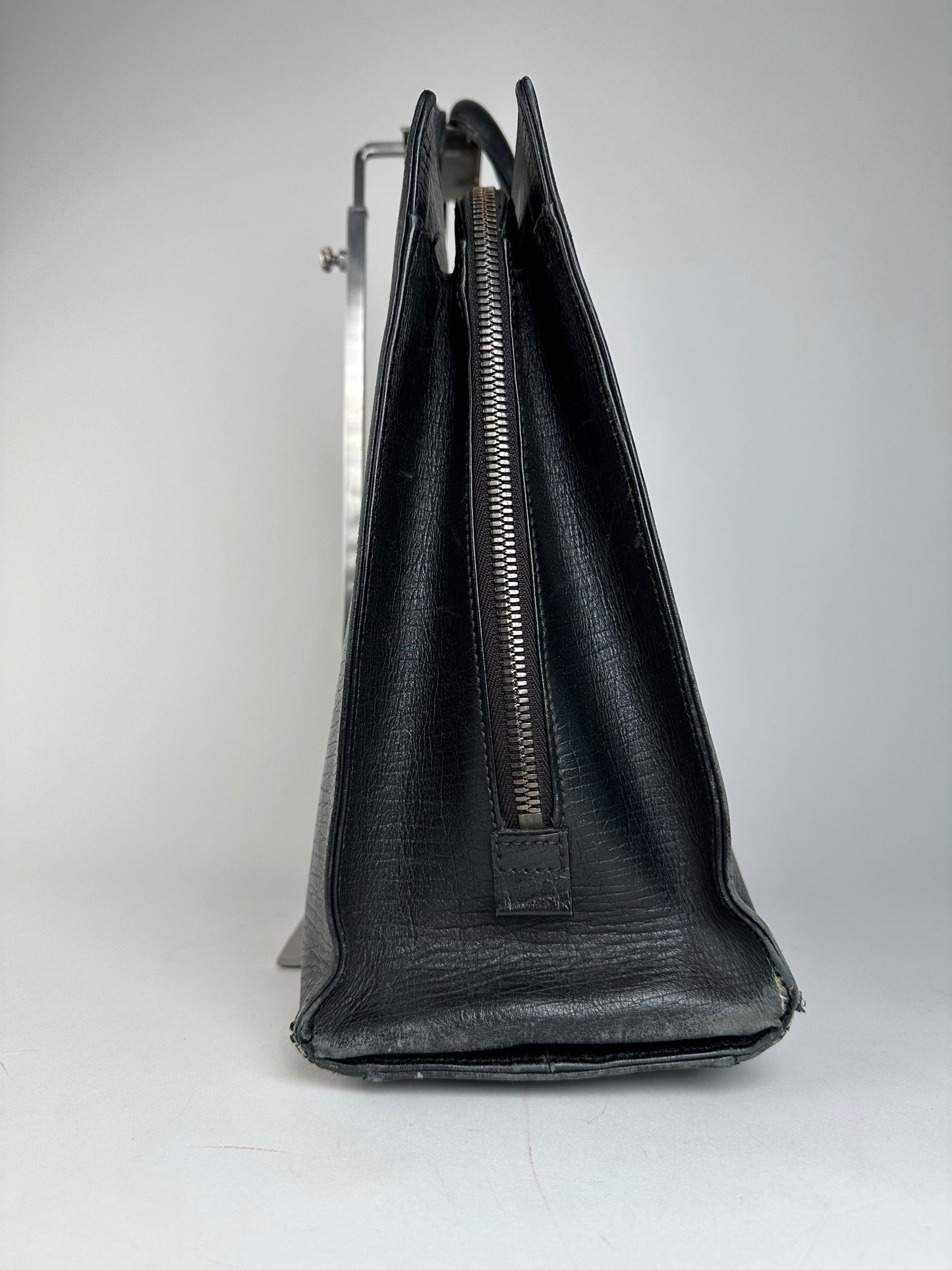 Vintage Gucci Leather Handbag Black