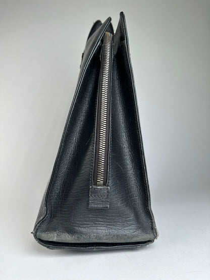 Vintage Gucci Leather Handbag Black