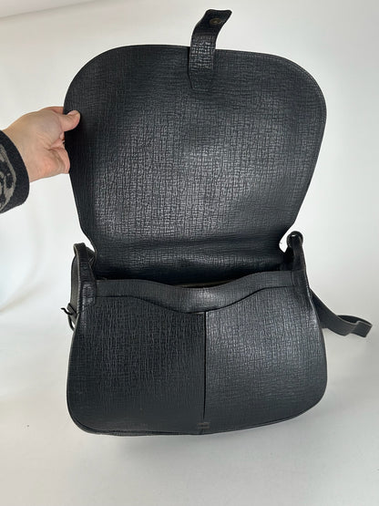 Vintage Jean Paul Gaultier Leather Bag Black